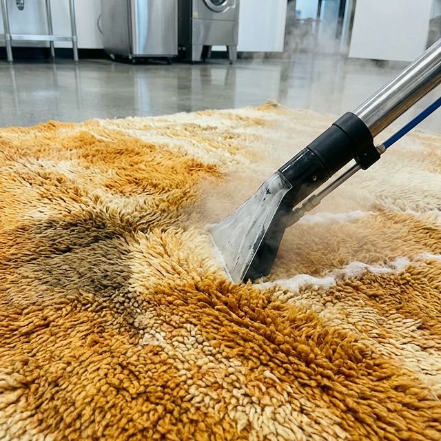 Shaggy halı yıkama İzmir - yün ve akrilik halı temizleme hizmeti
